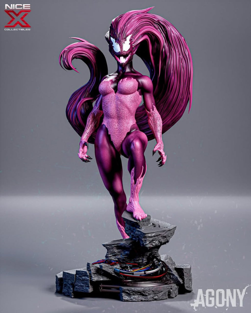 Agony Symbiote Carnage Spiderman Marvel 3D STL