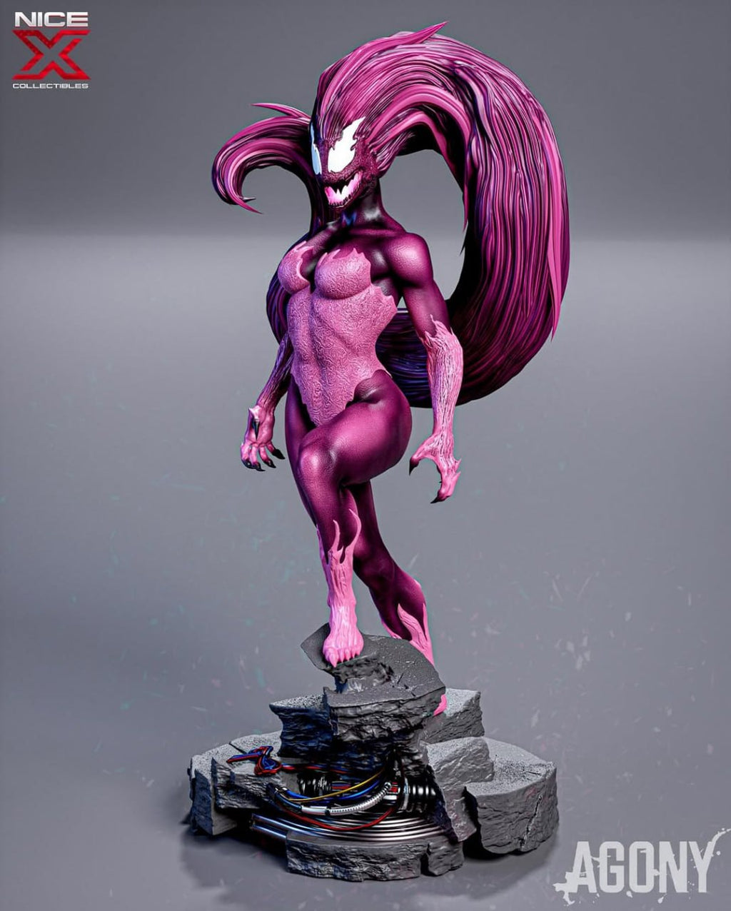 Agony Symbiote Carnage Spiderman Marvel 3D STL