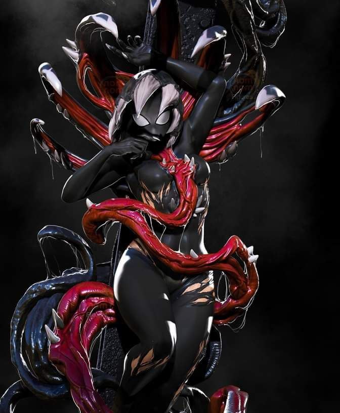 Gwenom Spiderman NomNom Marvel 3D STL