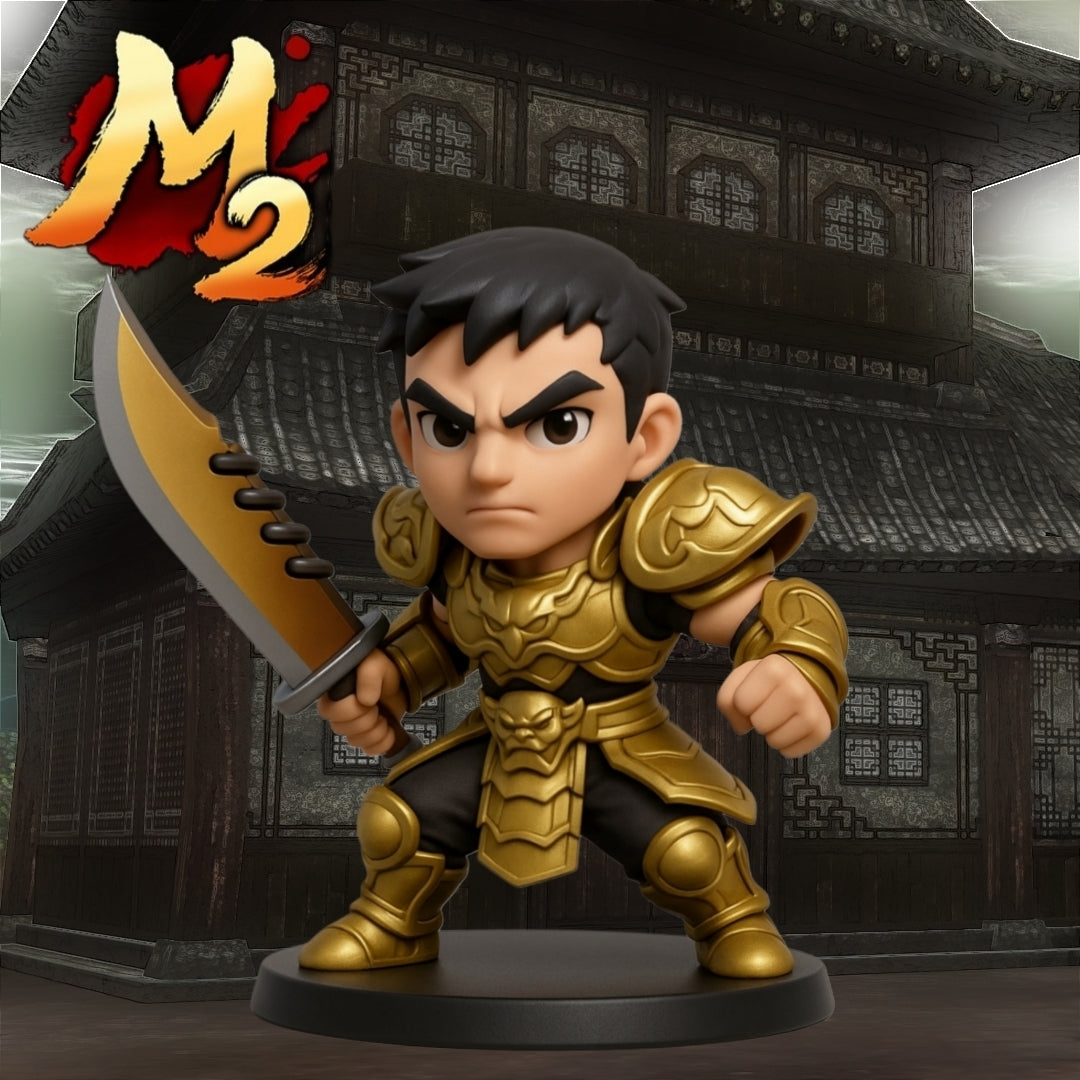 Metin 2 Chibi Savaşçı 3D STL