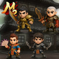 Metin2 chibi dörtlü paket Savaşçı Sura Şaman Ninja 3D STL