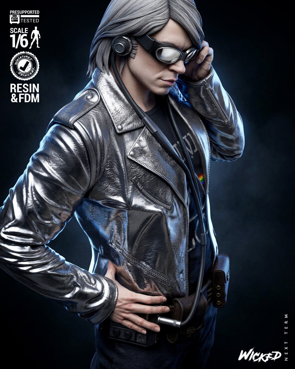 Quicksilver X-Men Marvel 3D STL