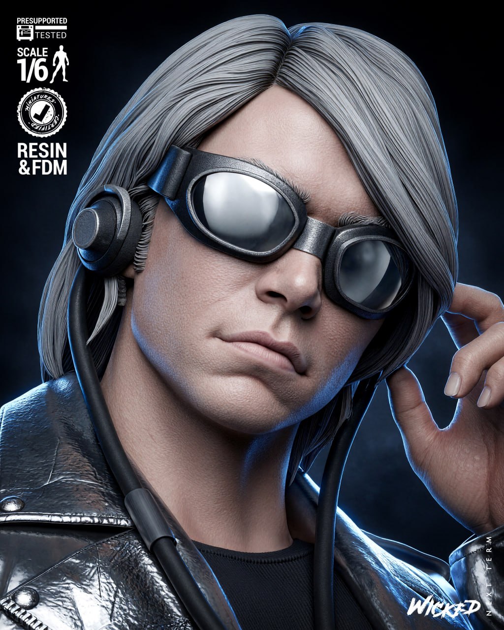 Quicksilver X-Men Marvel 3D STL
