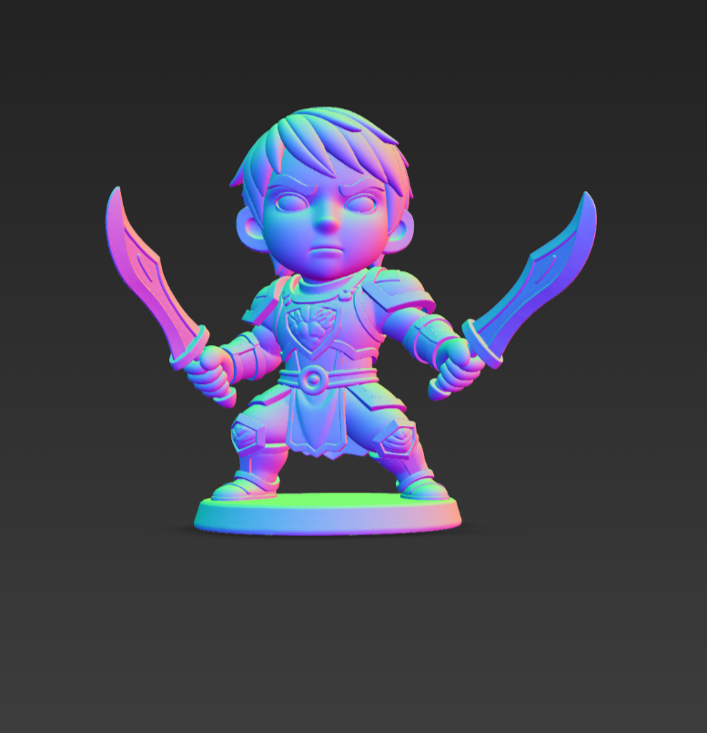 Metin2 chibi Ninja 3D STL