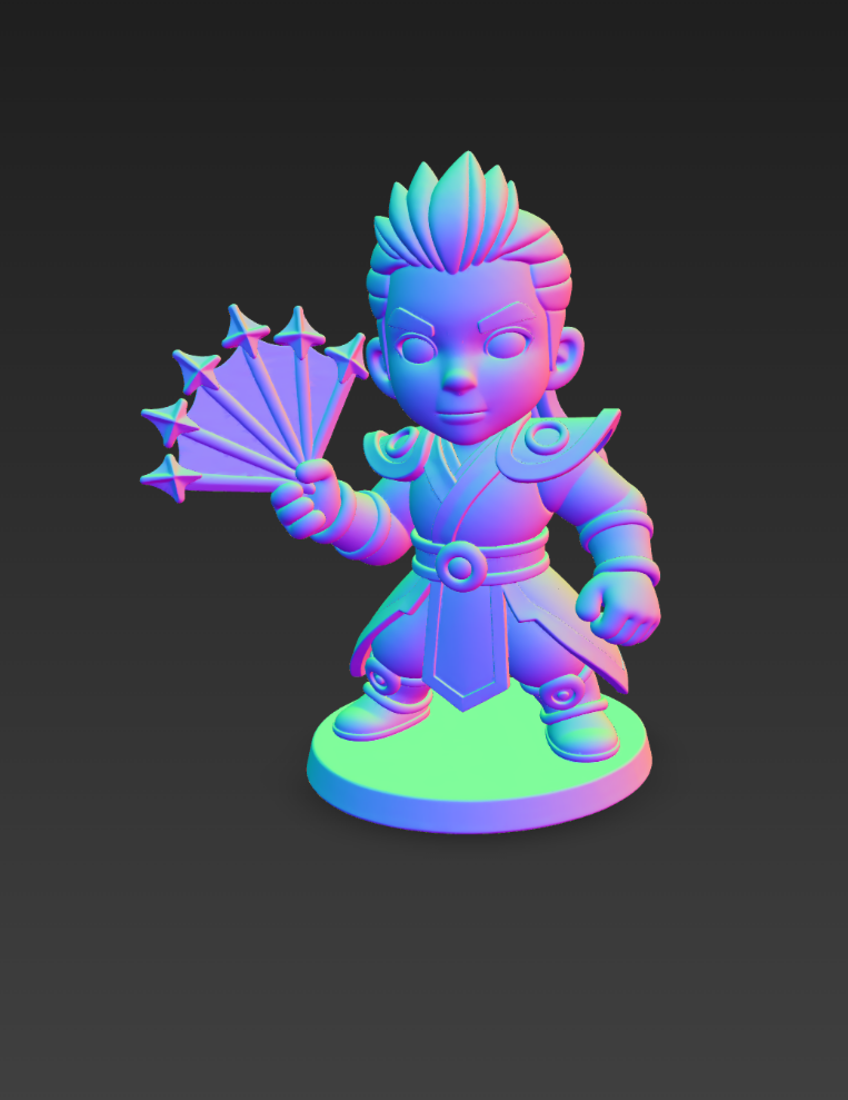 Metin2 chibi Şaman 3D STL