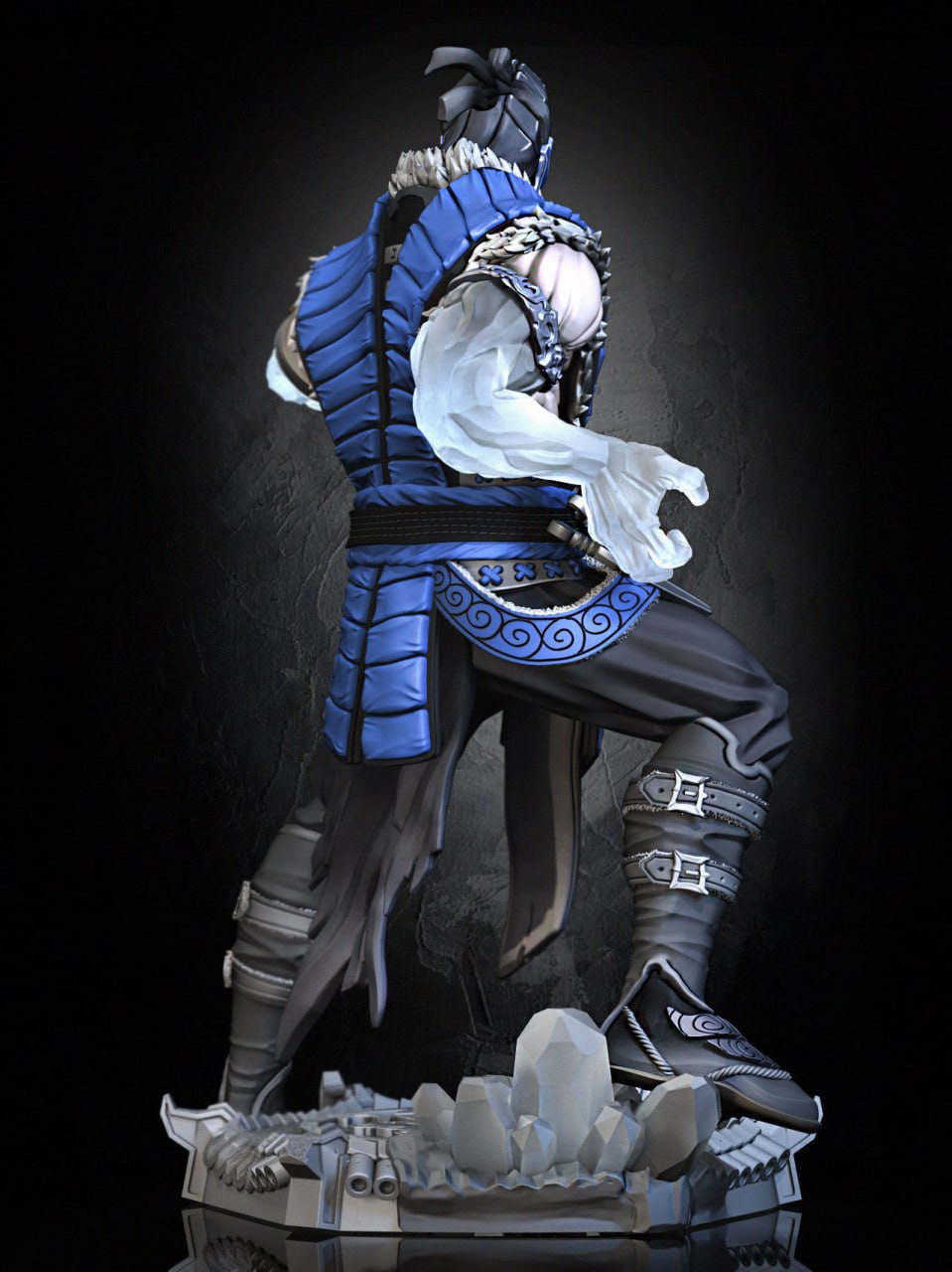 Sub Zero Ice Hand Mortal Kombat 3D STL