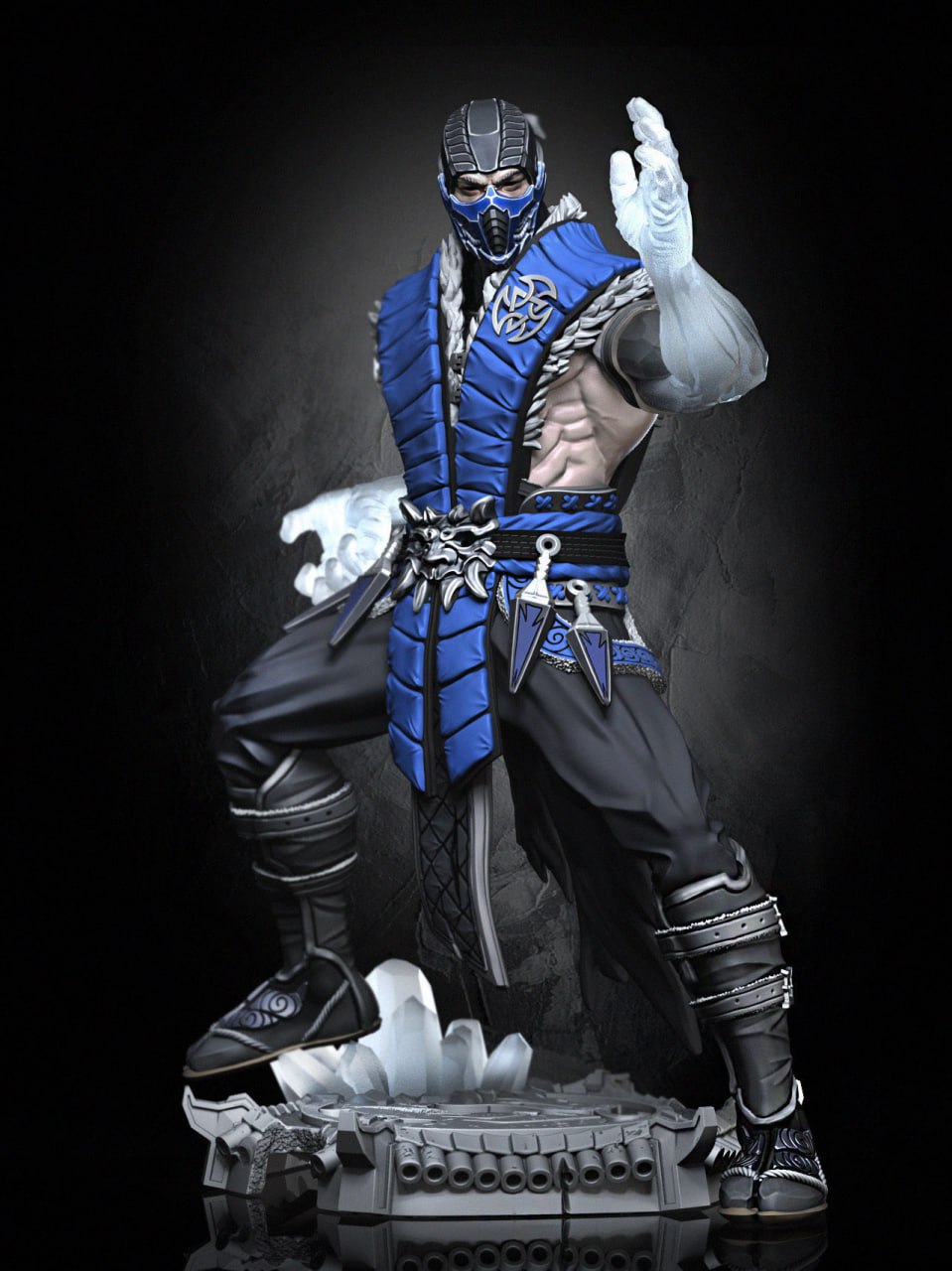 Sub Zero Ice Hand Mortal Kombat 3D STL