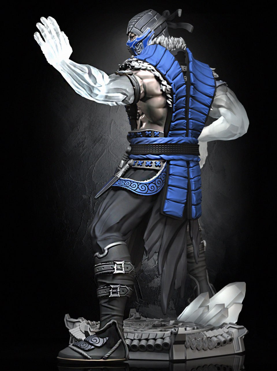 Sub Zero Ice Hand Mortal Kombat 3D STL