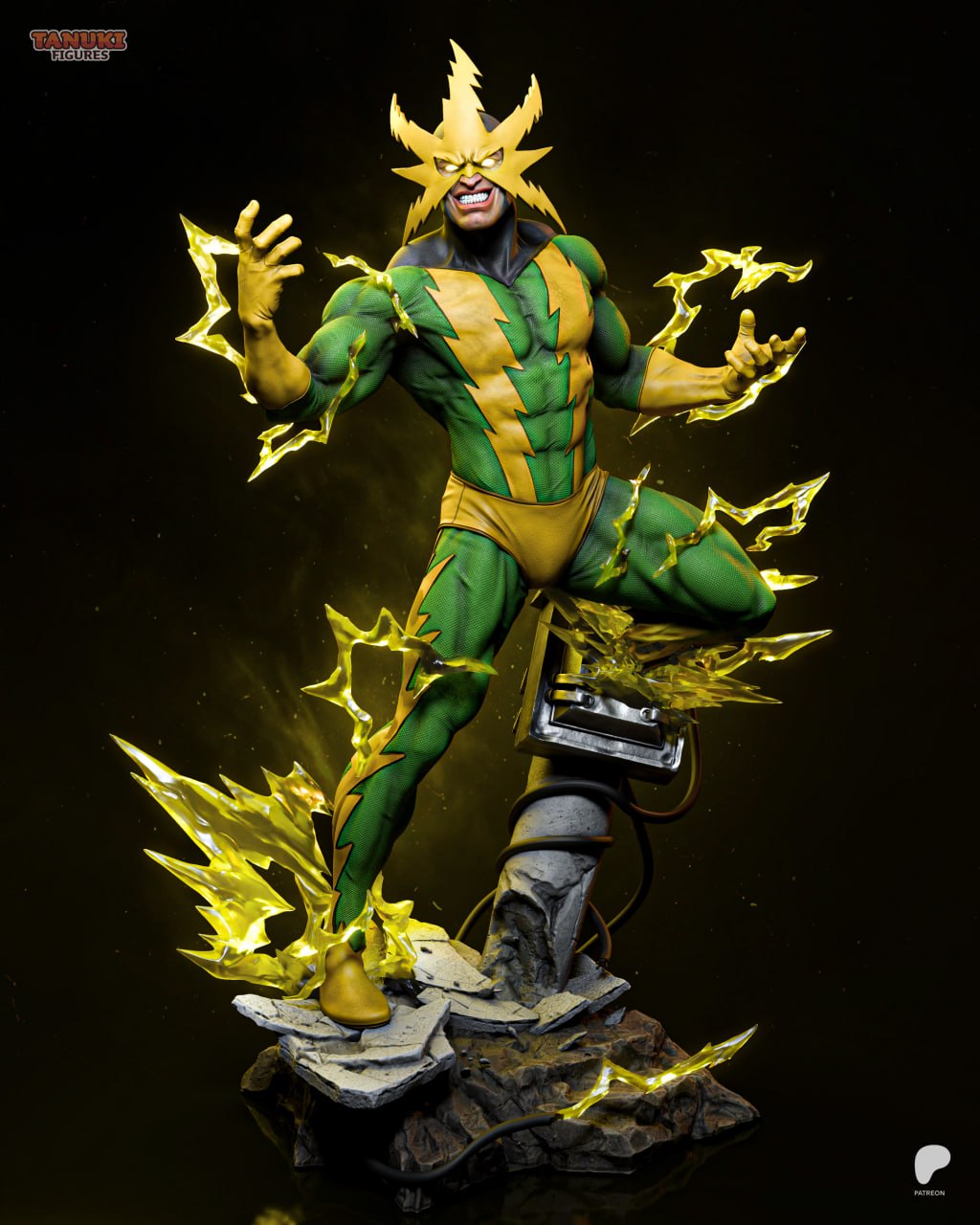 Electro v1 Tanuki Marvel 3D STL