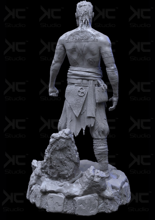 Baldur God of War 3D STL