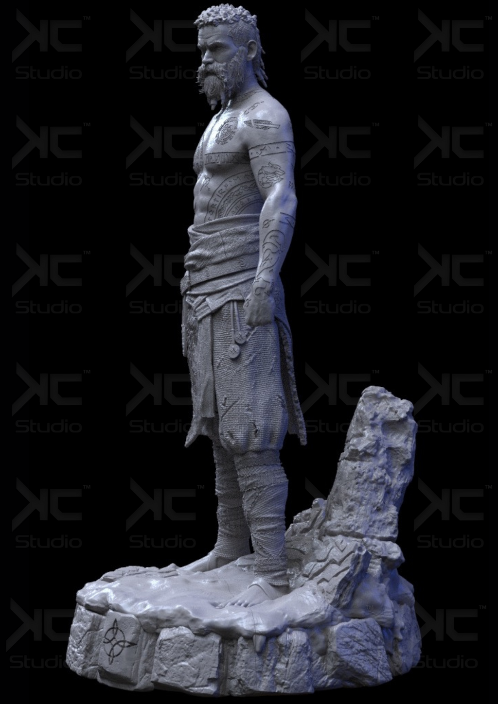 Baldur God of War 3D STL