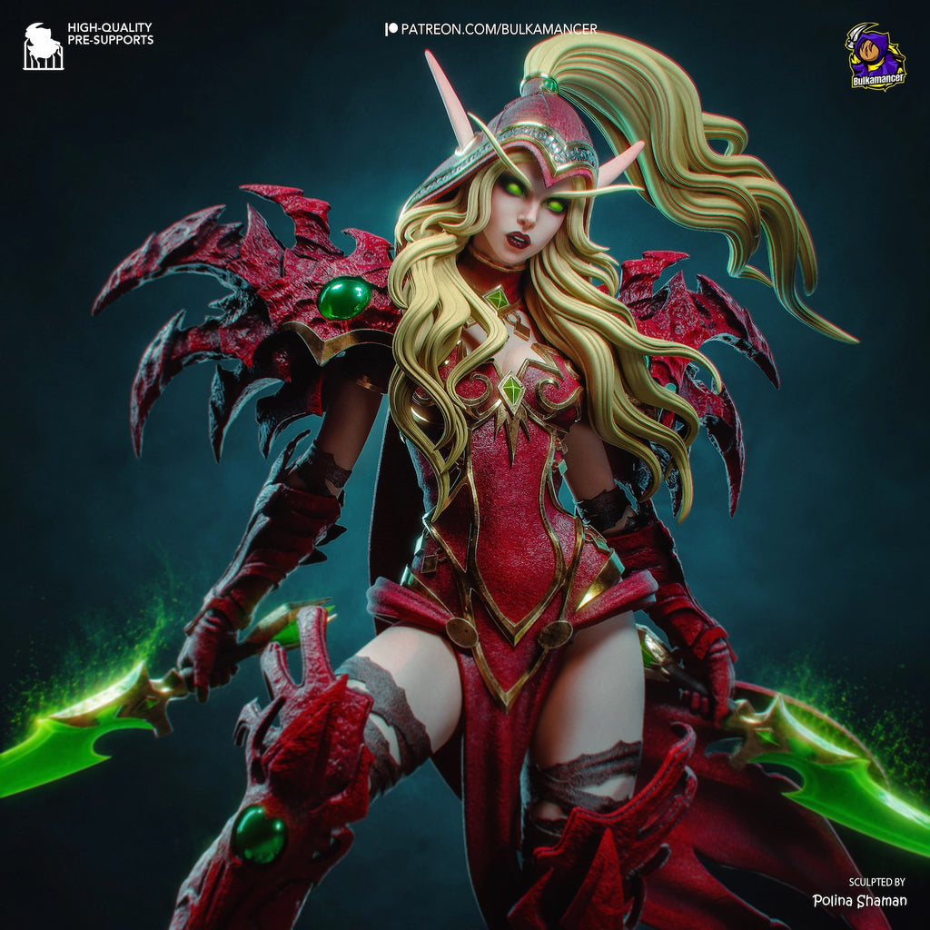 Valeera Sanguinar World of Warcraft 3D STL