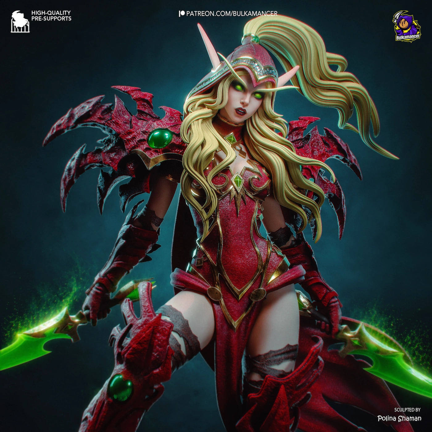 Valeera Sanguinar World of Warcraft 3D STL
