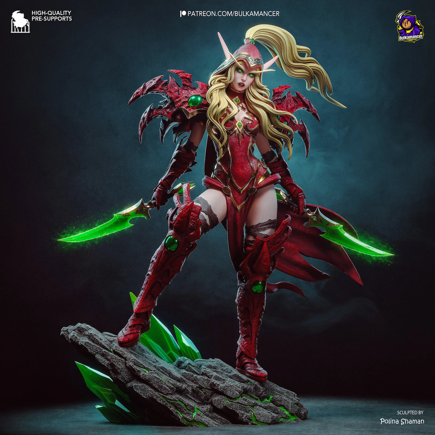 Valeera Sanguinar World of Warcraft 3D STL