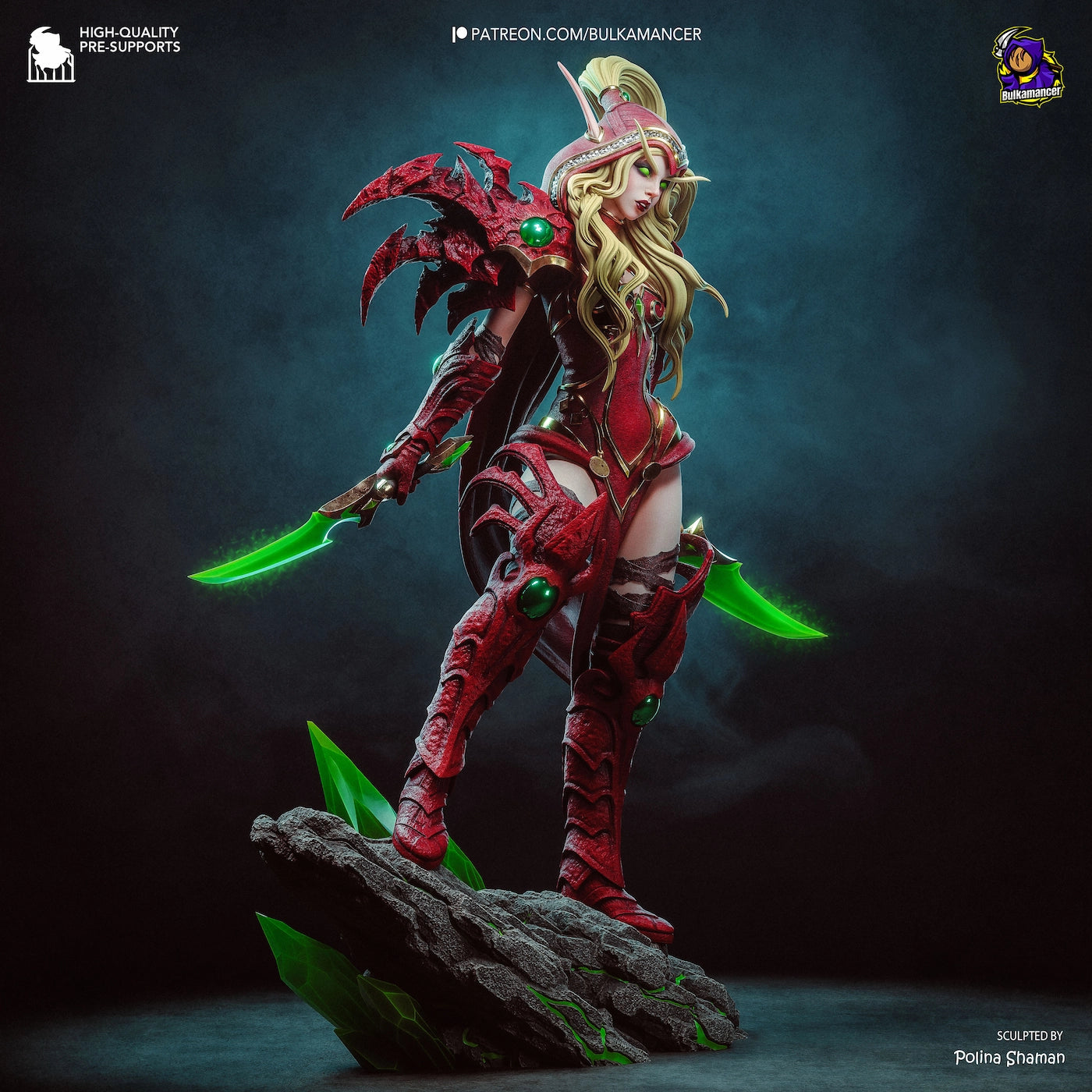 Valeera Sanguinar World of Warcraft 3D STL