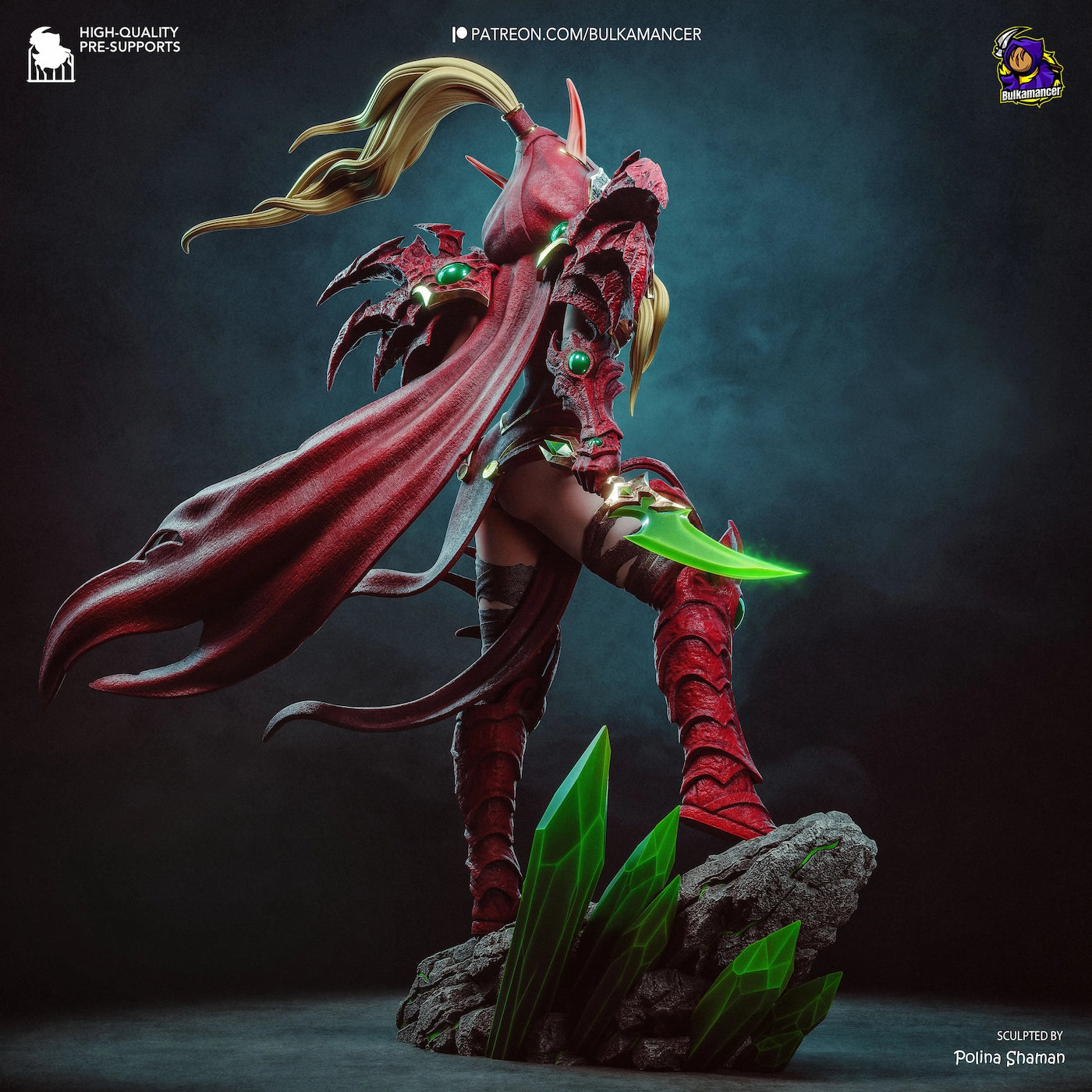 Valeera Sanguinar World of Warcraft 3D STL