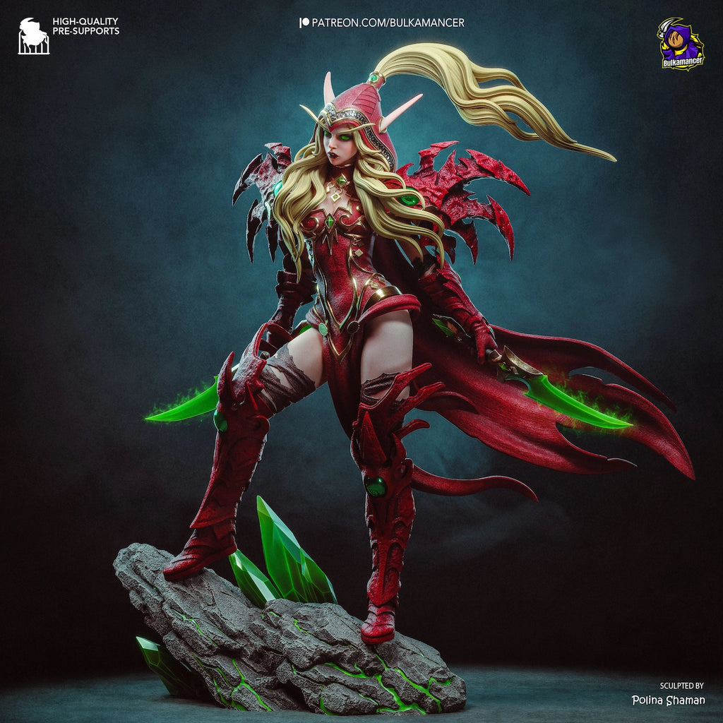 Valeera Sanguinar World of Warcraft 3D STL