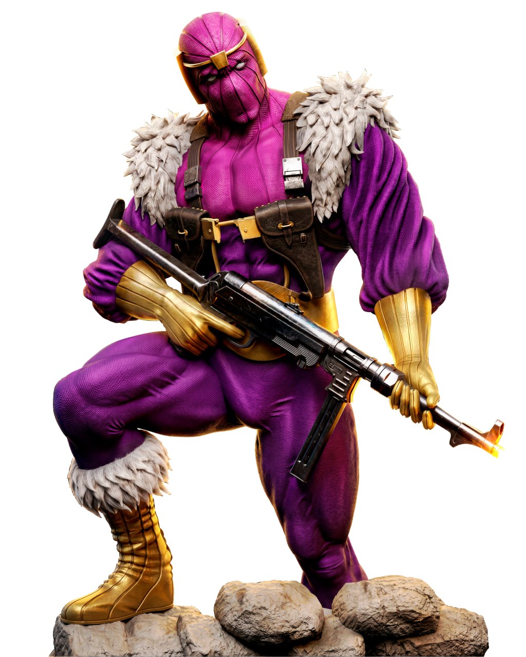Baron Zemo Wicked Marvel 3D STL