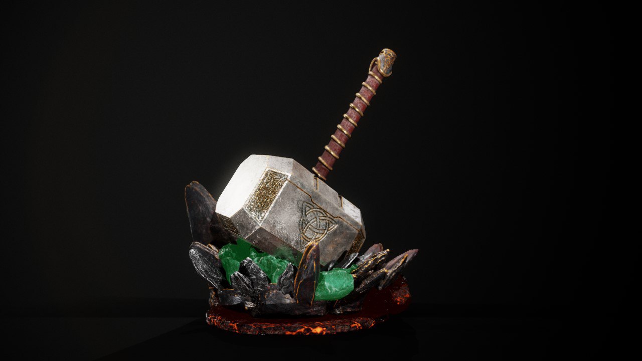 Thor Hammer Cekici Marvel 3D STL