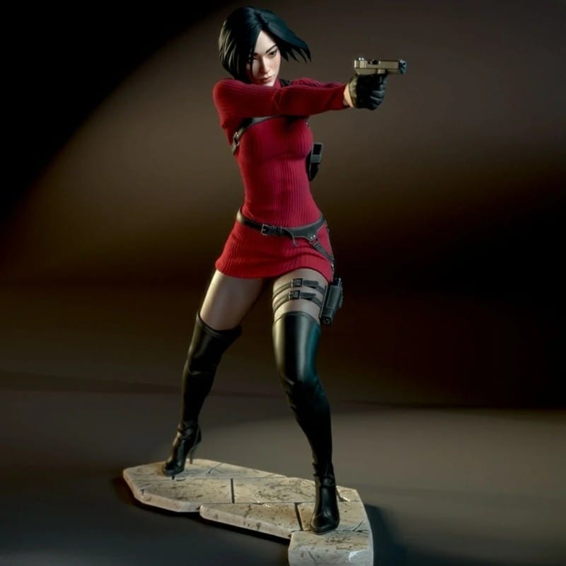 Ada wong Resident evil Frinted pucker 3D STL