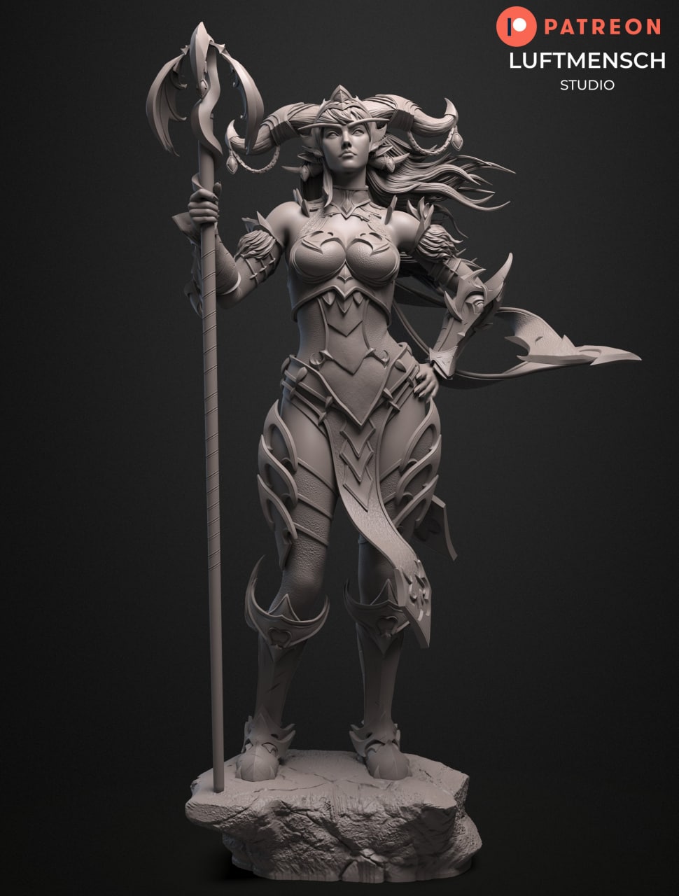 Alexstrazsa Luftmensch World of Warcraft 3D STL