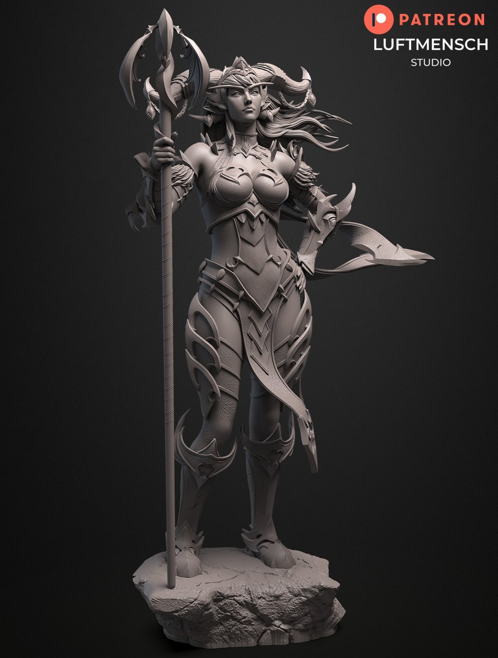Alexstrazsa Luftmensch World of Warcraft 3D STL