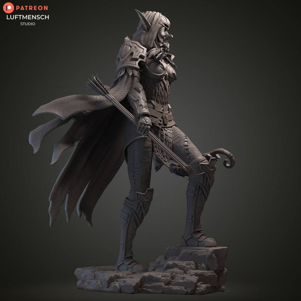 Alleria Windrunner Warcraft 3 Luftmensch World of Warcraft 3D STL