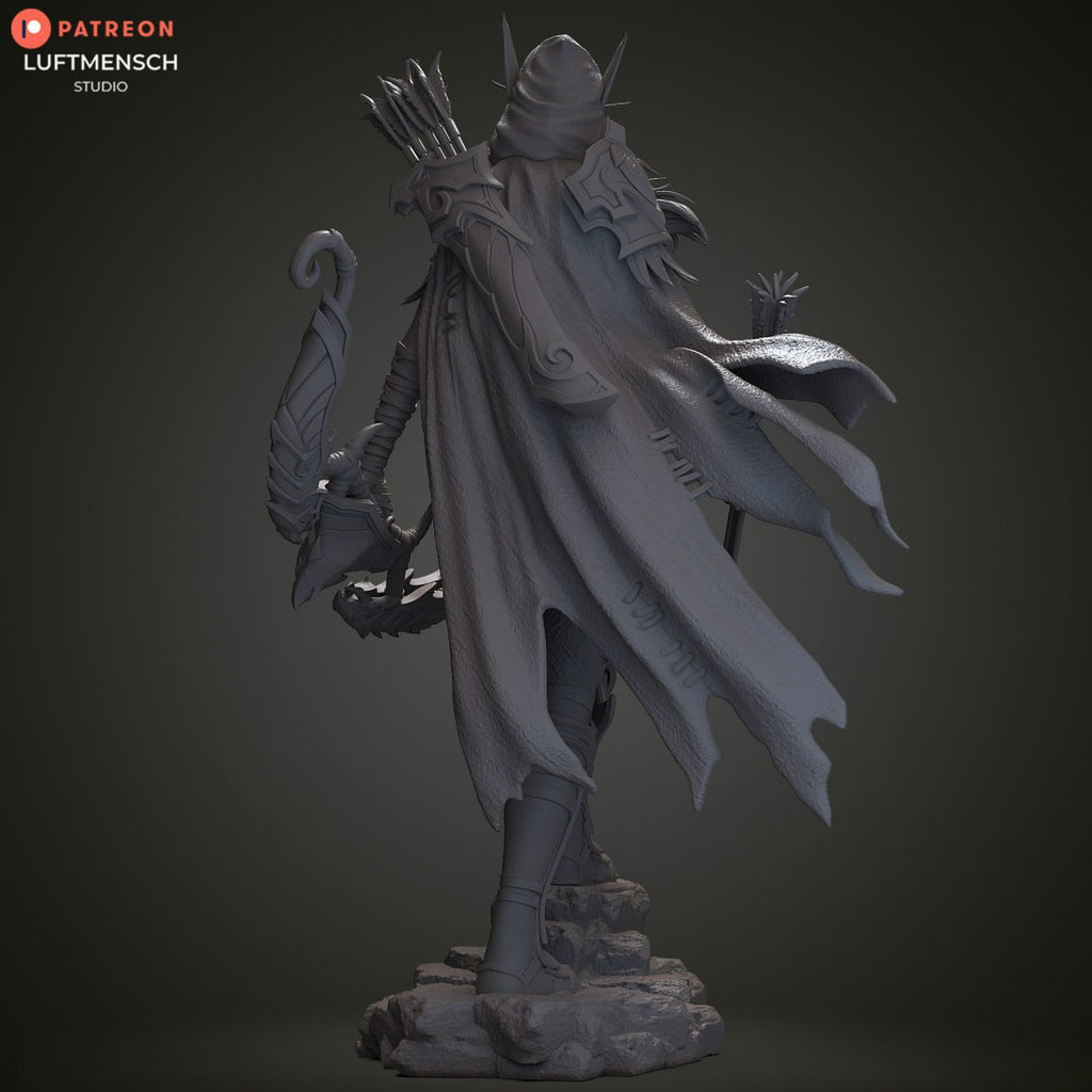 Alleria Windrunner Warcraft 3 Luftmensch World of Warcraft 3D STL