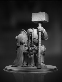 Arthas Menethil Warcraft 3 World of Warcraft 3D STL