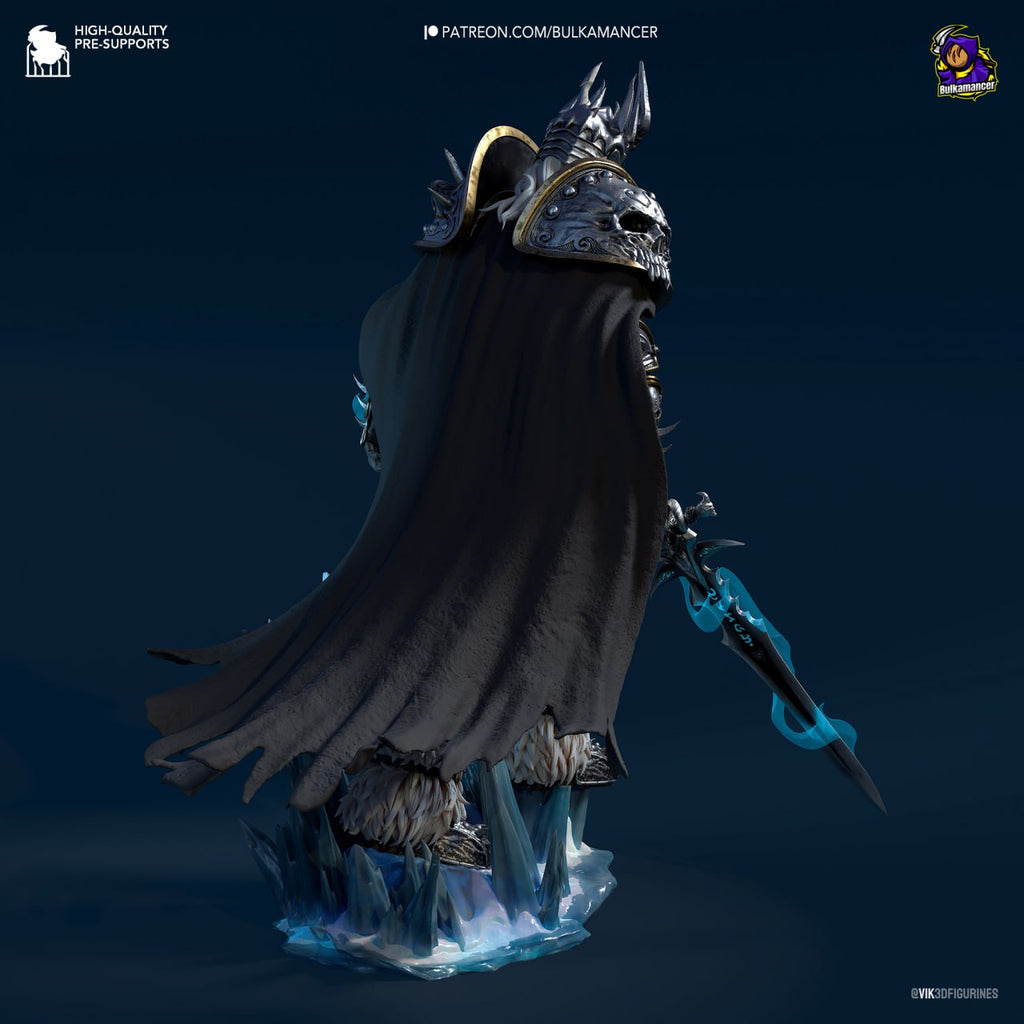 Arthas Lich King Bulkamancer World of Warcraft 3D STL