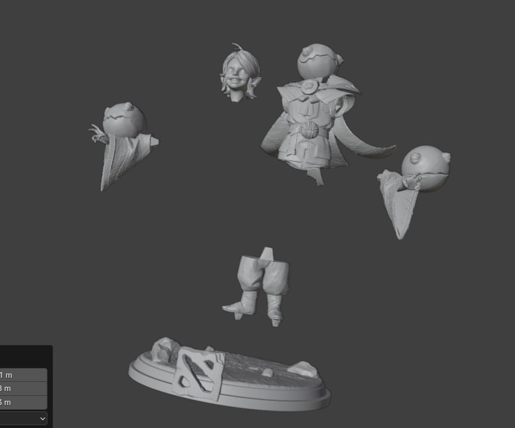 Baby Invoker Dota2 3D STL