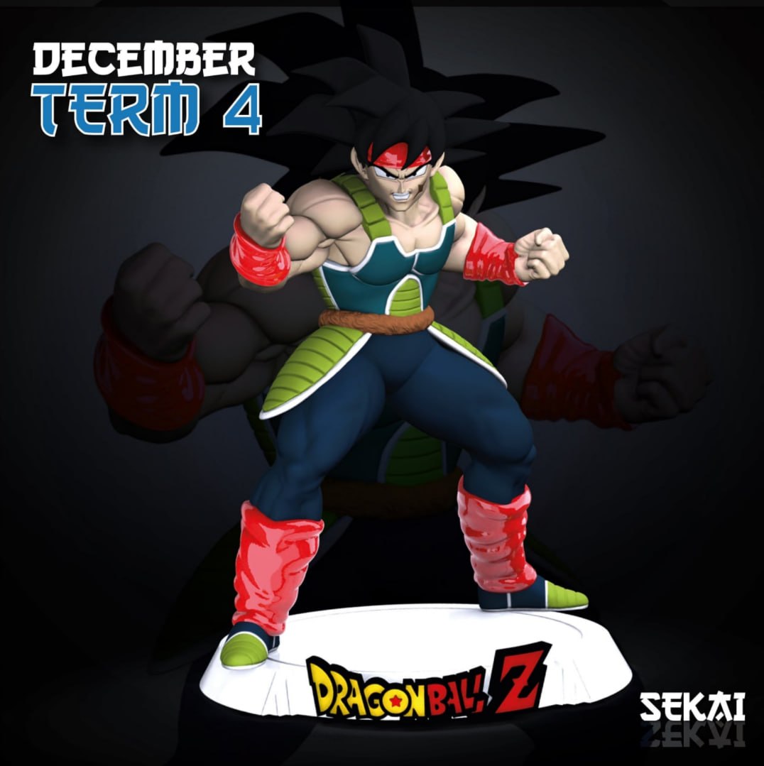 Bardock Dragon Ball Z Sekai 3D STL