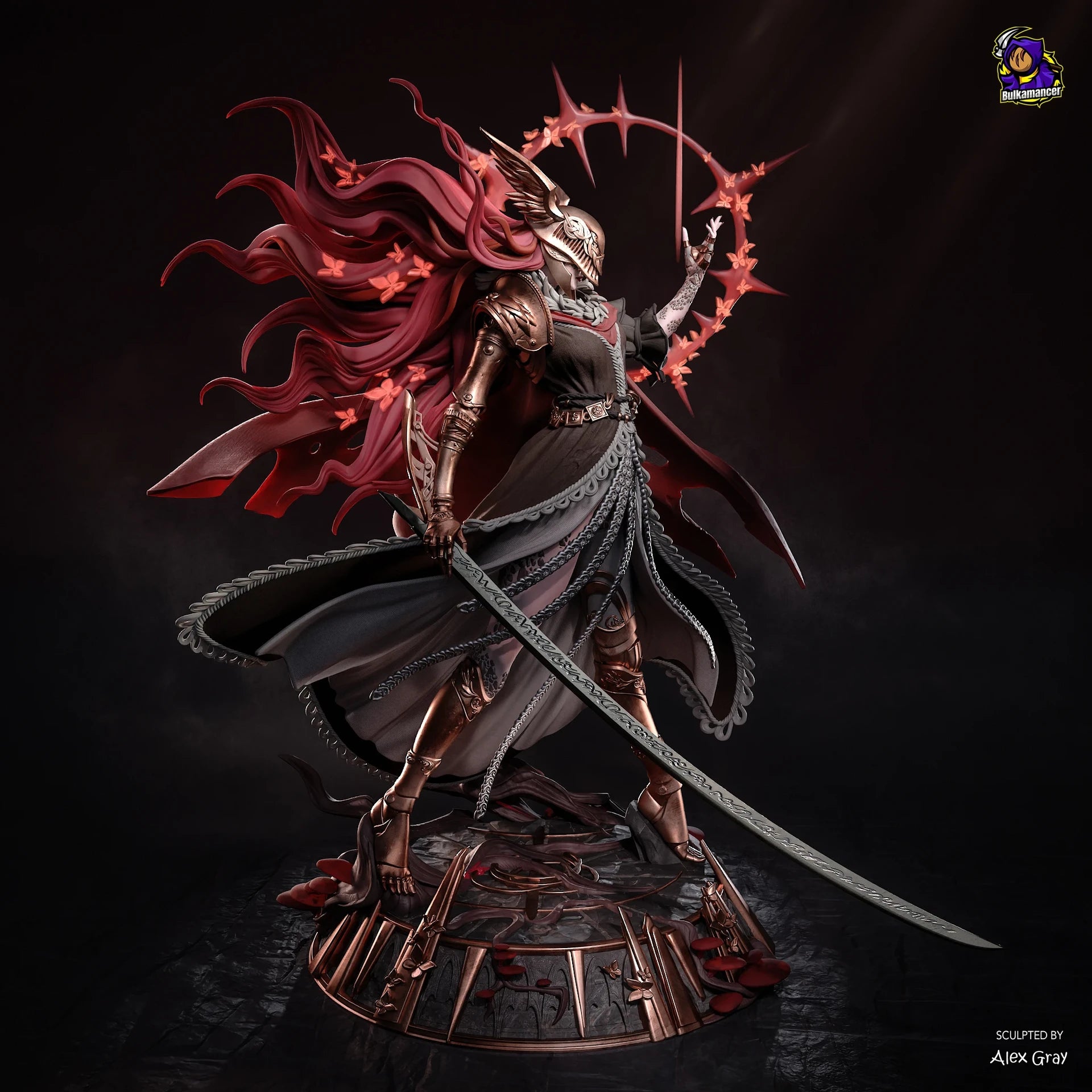 Malenia Blade of Miquella Elden Ring Bulkamancer 3D STL