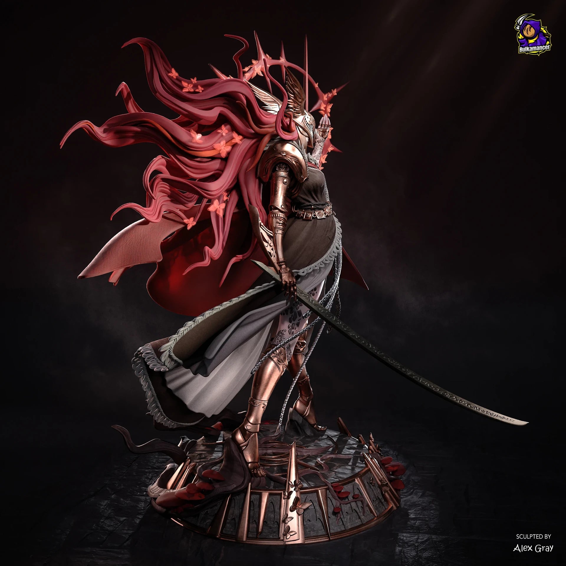 Malenia Blade of Miquella Elden Ring Bulkamancer 3D STL