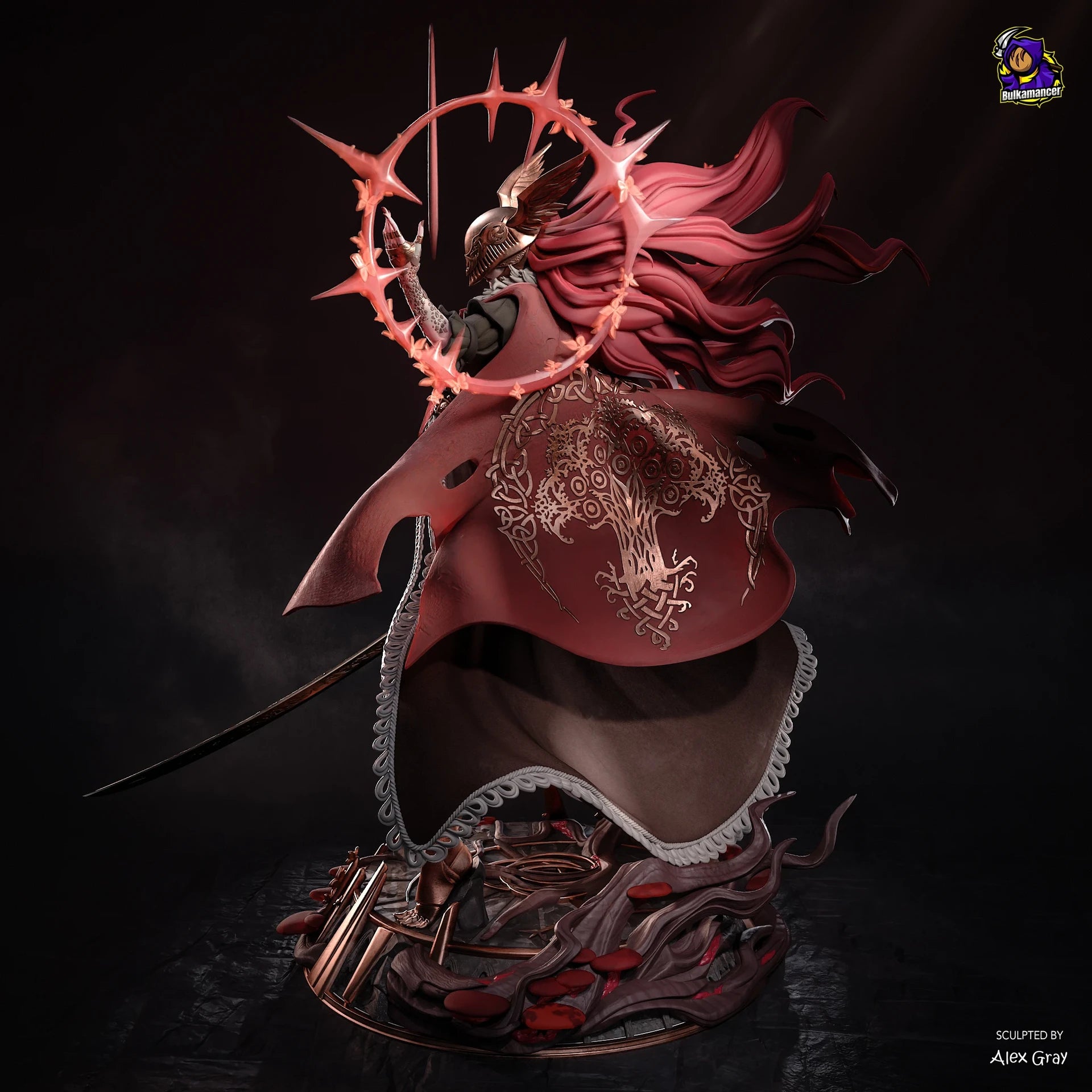 Malenia Blade of Miquella Elden Ring Bulkamancer 3D STL