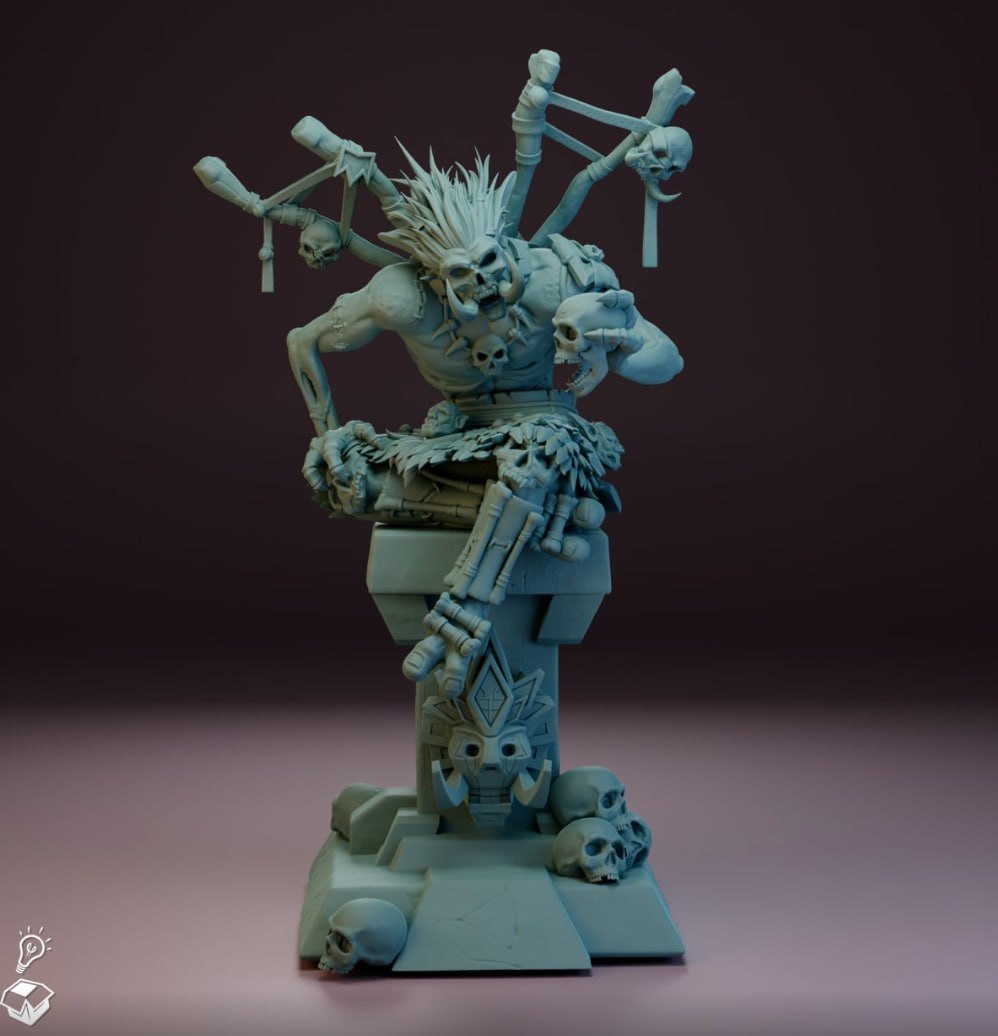 Bwonsamdi Artbox World of Warcraft 3D STL