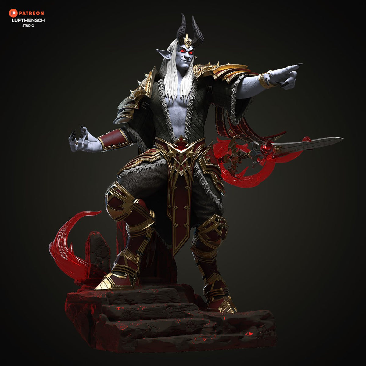 Denathrius World of Warcraft 3D STL