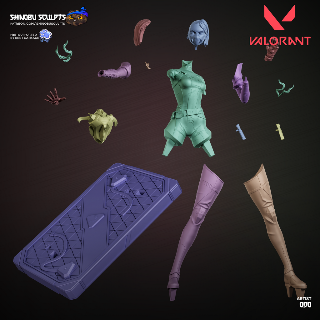 Ada Wong CW Studio 3D STL
