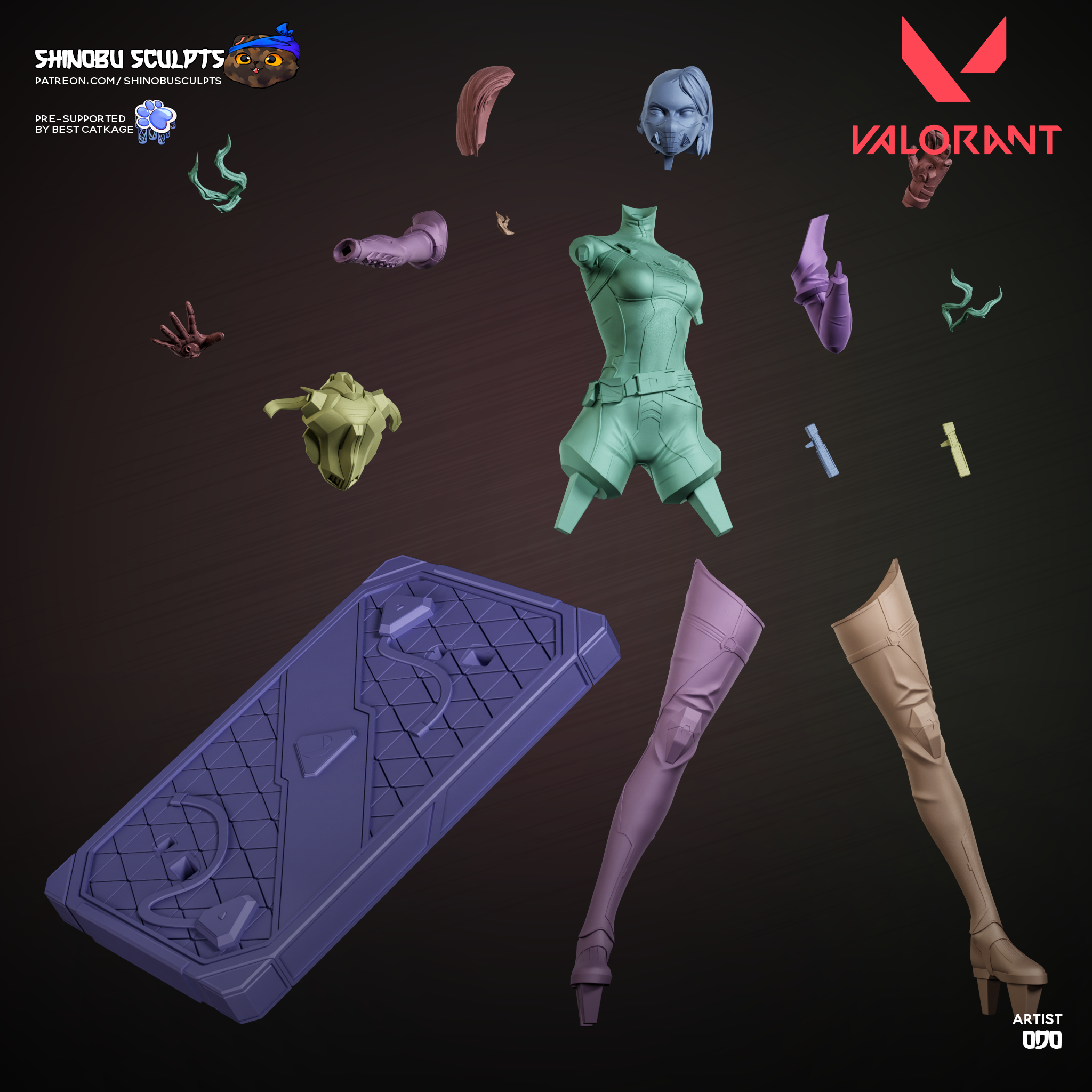 Ada Wong CW Studio 3D STL