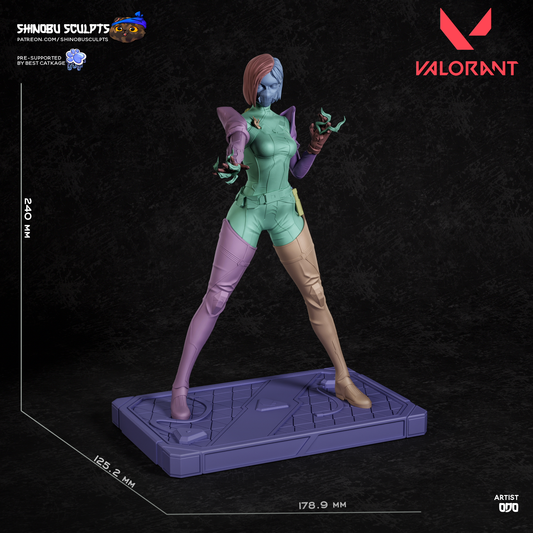 Ada Wong CW Studio 3D STL