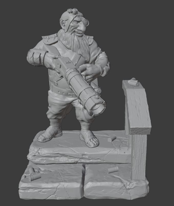 Sniper Dota2 3D STL