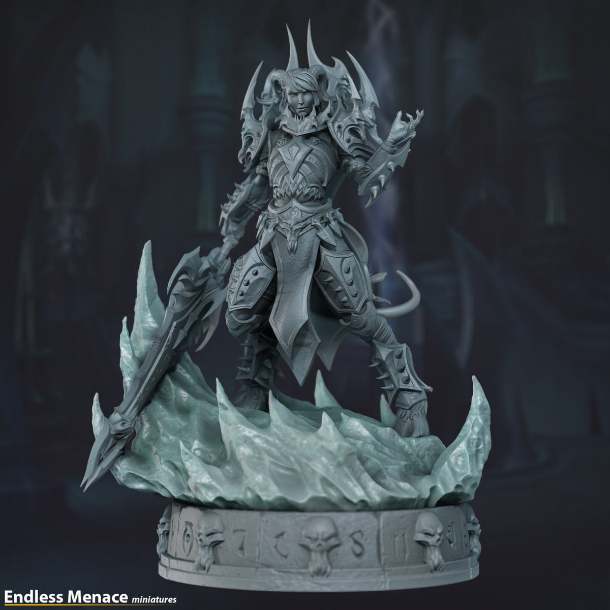 Draenei Death Knight Endless Menace World of Warcraft 3D STL