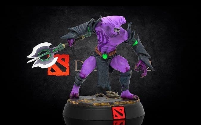 Faceless Void Dota2 3D STL