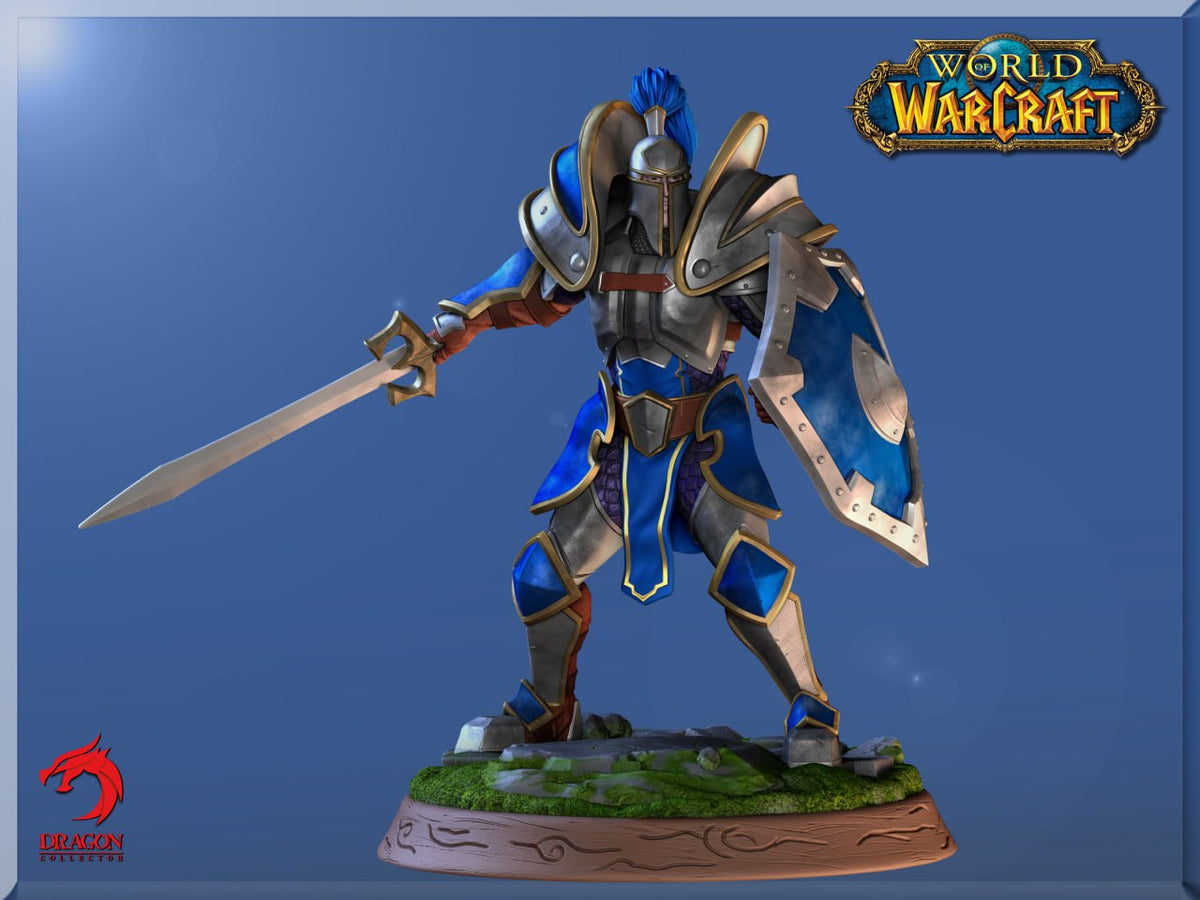 Footman Alliance World of Warcraft 3D STL