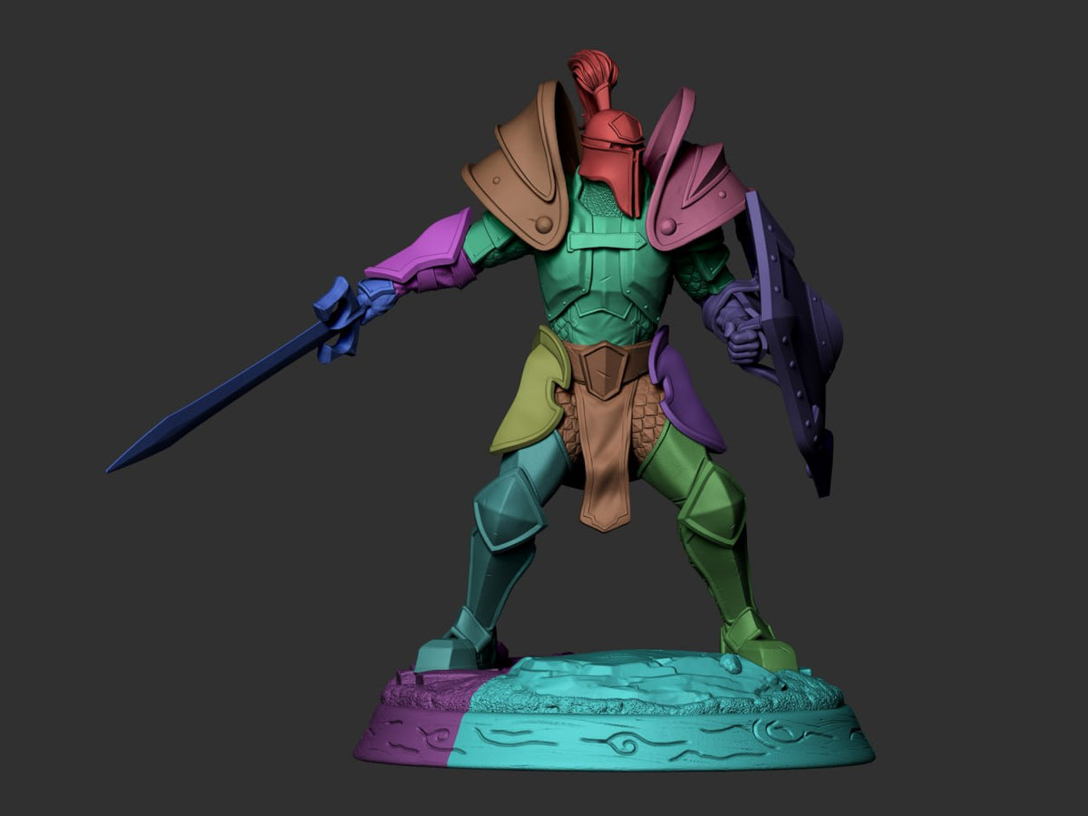 Footman Alliance World of Warcraft 3D STL