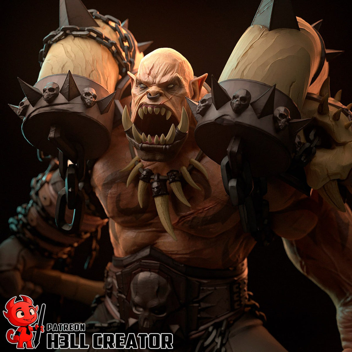 Garrosh Hellscream Hell Creator World of Warcraft 3D STL
