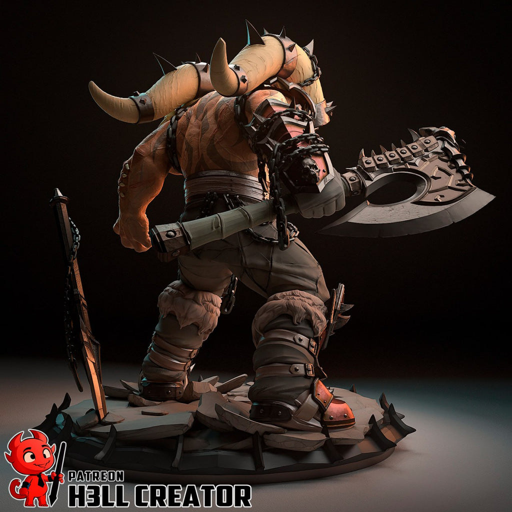Garrosh Hellscream Hell Creator World of Warcraft 3D STL