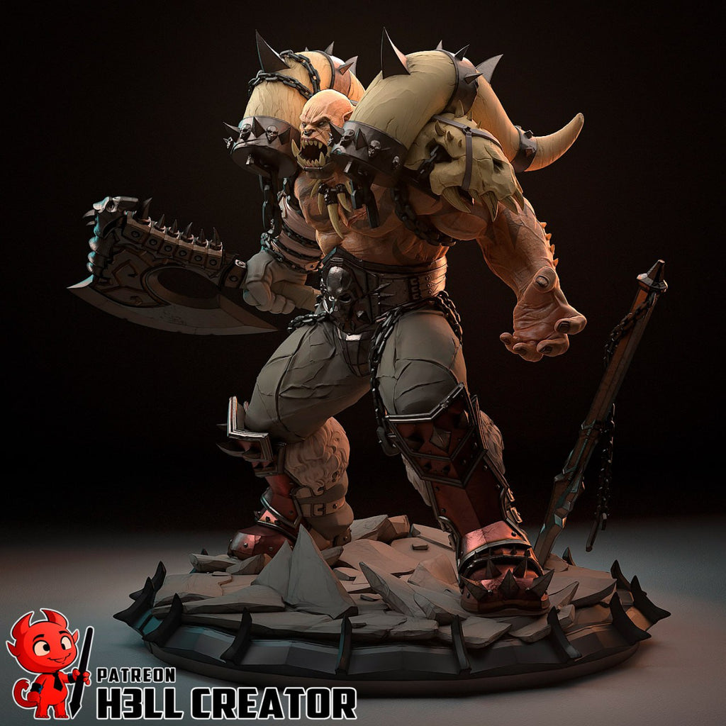 Garrosh Hellscream Hell Creator World of Warcraft 3D STL
