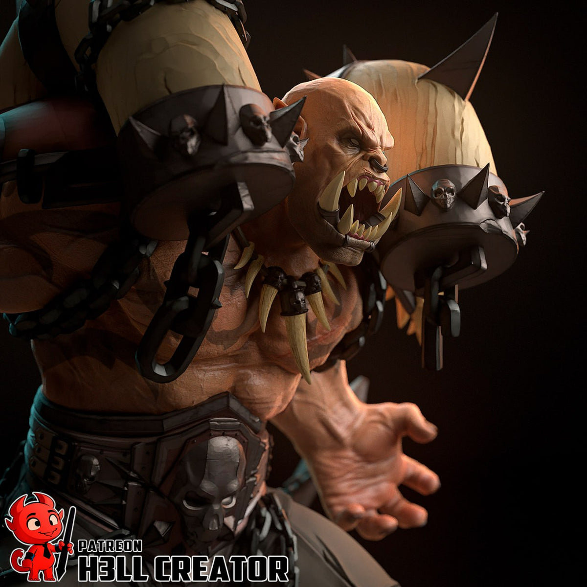 Garrosh Hellscream Hell Creator World of Warcraft 3D STL