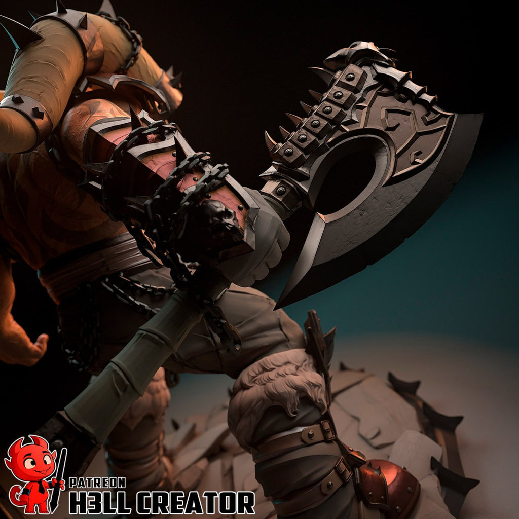 Garrosh Hellscream Hell Creator World of Warcraft 3D STL
